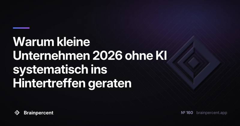 Warum kleine Unternehmen 2026 ohne KI systematisch ins Hintertreffen geraten – und welche 5 Werkzeuge das sofort ändern