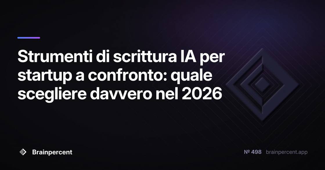 Strumenti di scrittura IA per startup a confronto: quale scegliere davvero nel 2026