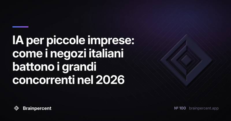 IA per piccole imprese: come i negozi italiani battono i grandi concorrenti nel 2026
