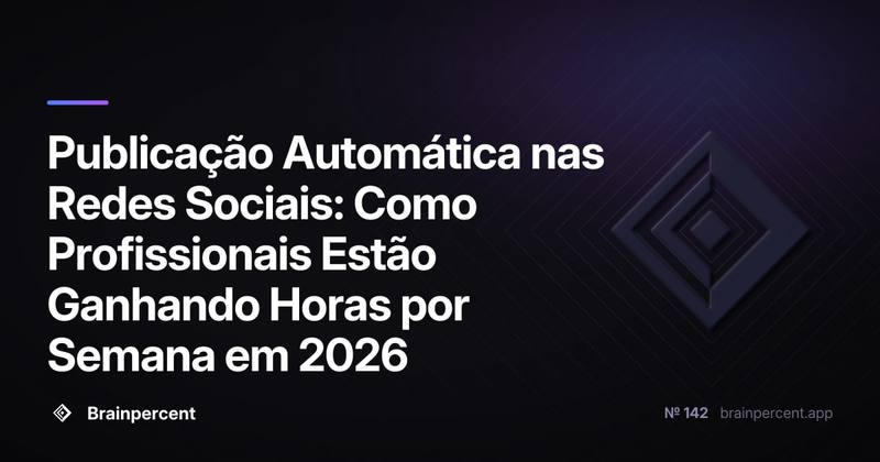 Publicação Automática nas Redes Sociais: Como Profissionais Estão Ganhando Horas por Semana em 2026