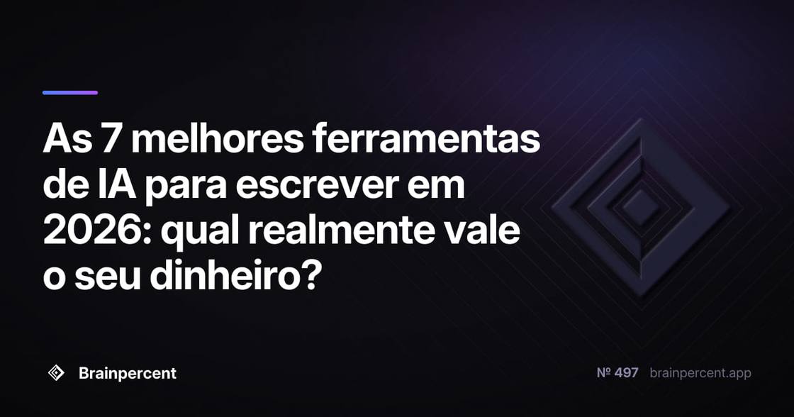 As 7 melhores ferramentas de IA para escrever em 2026: qual realmente vale o seu dinheiro?