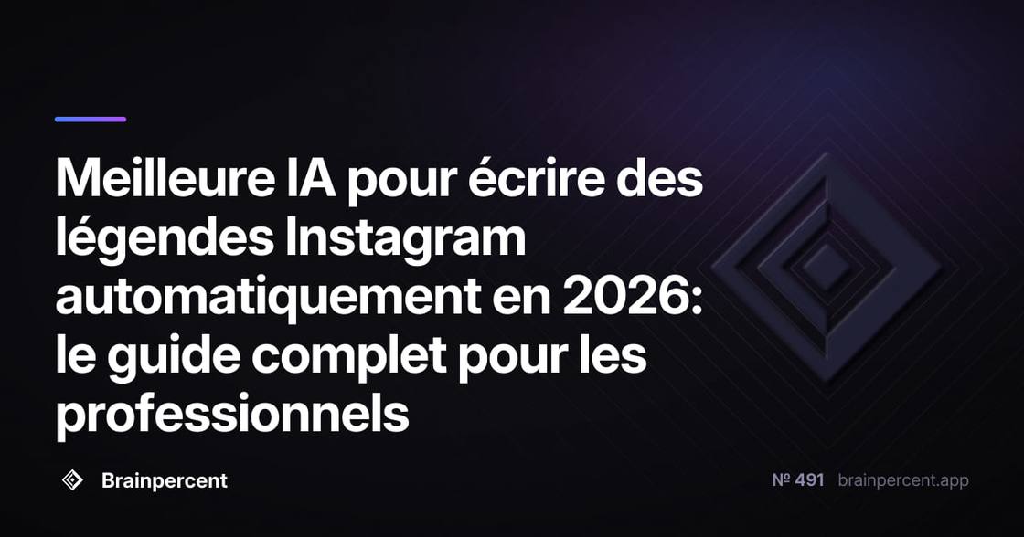 Meilleure IA pour écrire des légendes Instagram automatiquement en 2026: le guide complet pour les professionnels
